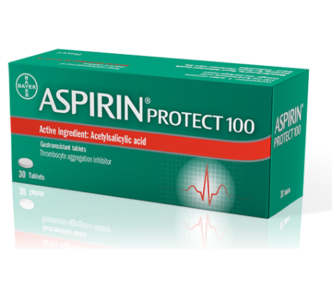 aspirin protect 100 box