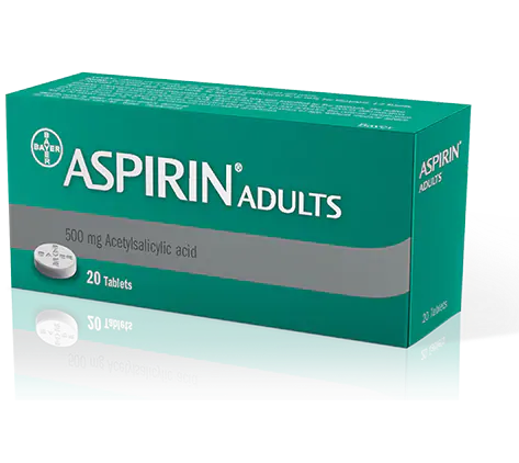 aspirin adults box for pain
